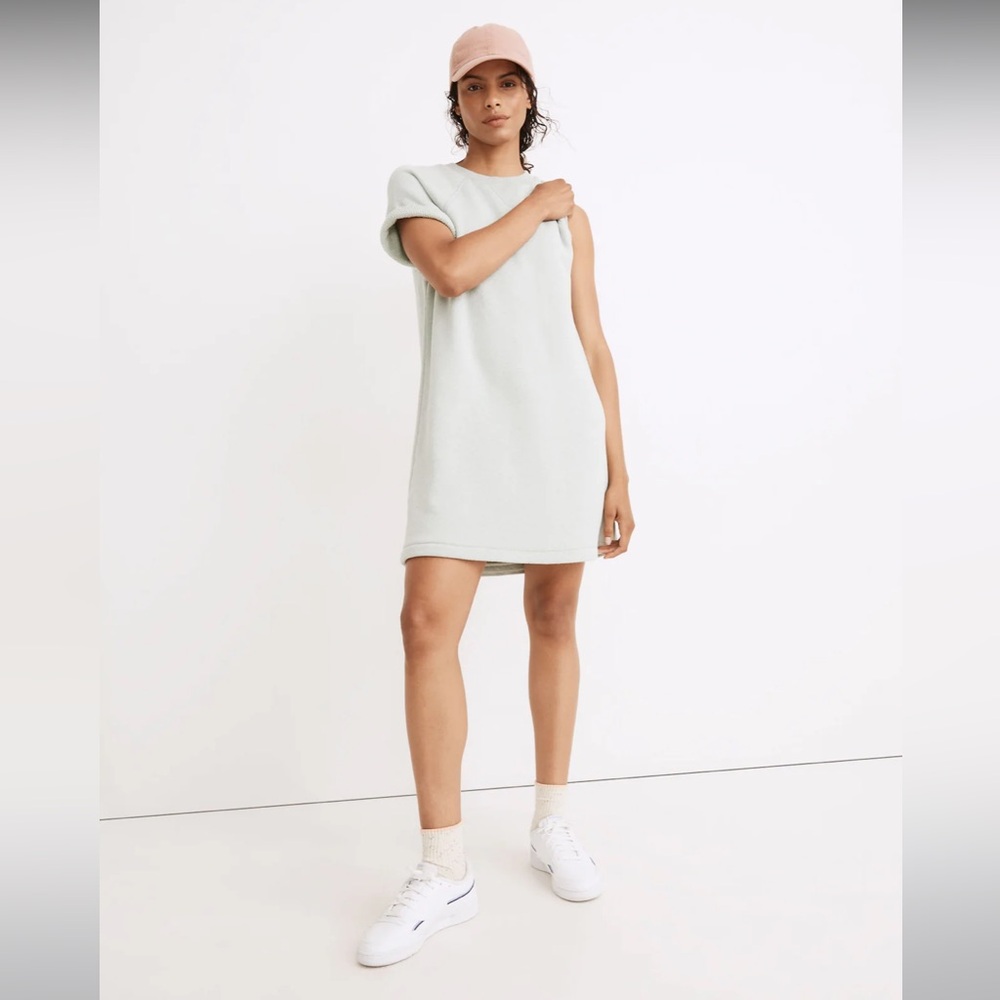 Madewell MWL Airyterry Sweatshirt Tee Dress